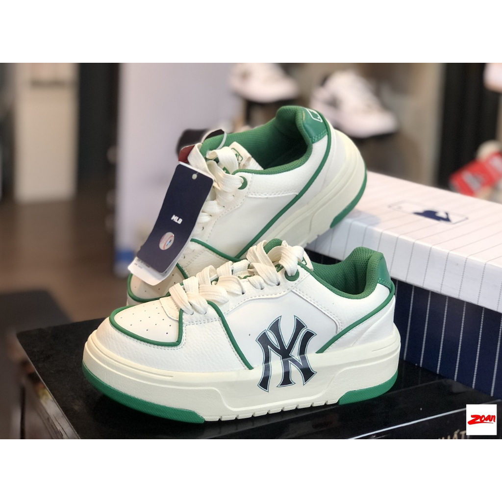 Giày Sneakers Thể Thao MLB Liner Kẻ Xanh Hot Trend