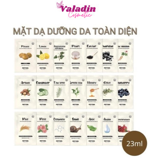 Mặt nạ giấy prettyskin total solution essential sheet mask mặt nạ cấp ẩm pretty skin 23g mặt nạ dưỡng trắng