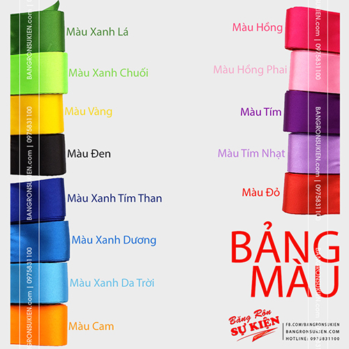 Băng Rôn Buộc Đầu Cổ Vũ không in  Combo 50 cái