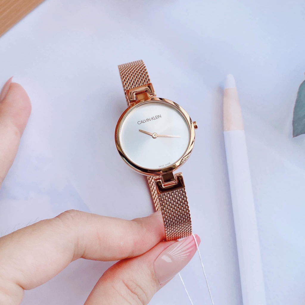 Đồng hồ Calvin Klein K8G23626 rosegold fullbox