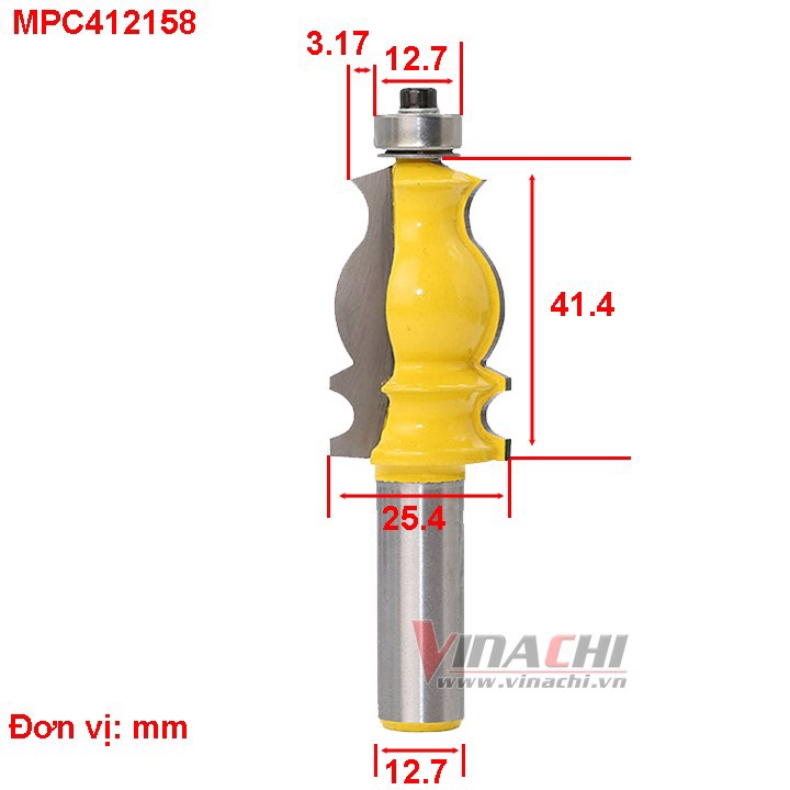 Mũi Soi Phào Chỉ Vàng Kiểu 4 - Mũi Soi Phào Chỉ Vàng Kiểu 4 làm khung tranh ảnh, làm phào chỉ