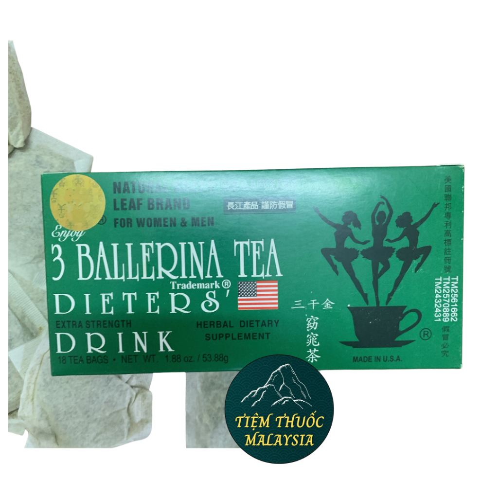 Trà Ba Vũ Nữ - 3 Ballerina Herbal Tea 18 gói