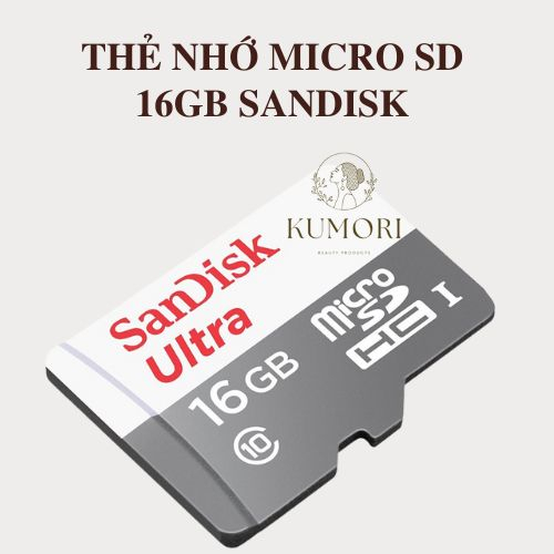 THẺ NHỚ MICRO SD 16GB SANDISK ULTRA memory card SD HC tốc độ đọc class 10 chính hãng dùng cho điện thoại camera an ninh