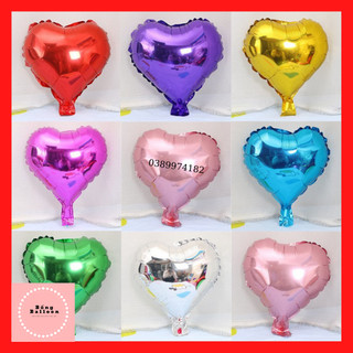 Bóng bay trái tim tráng nhôm ❤️FREESHIP❤️ Bóng bay hình trái tim đầy đủ size để trang trí sinh nhật, phòng cưới,đám cưới