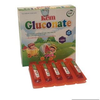  Bổ sung kẽm Gluconate cho bé giúp ăn ngon tăng sức đề kháng - Hộp 20 ống 