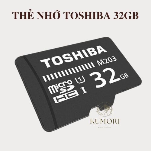 THẺ NHỚ MICRO SD 32GB TOSHIBA memory card SD HC tốc độ đọc 10 class chính hãng lưu trữ dữ liệu điện thoại camera