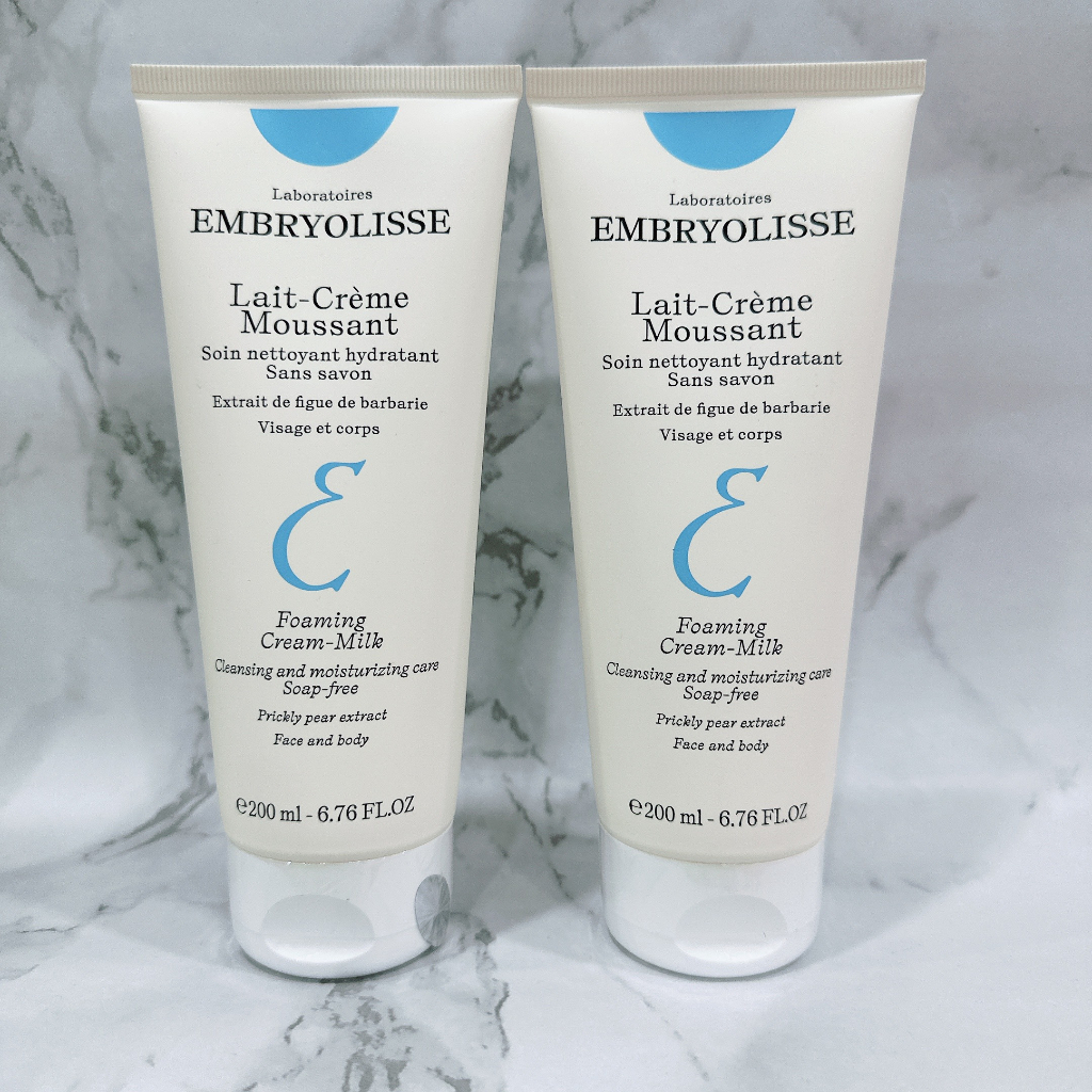 Sữa Rửa Mặt Embryolisse giúp làm sạch sâu, cấp ẩm cho da Cleanser Foaming Cream Milk Tuýp 200ml