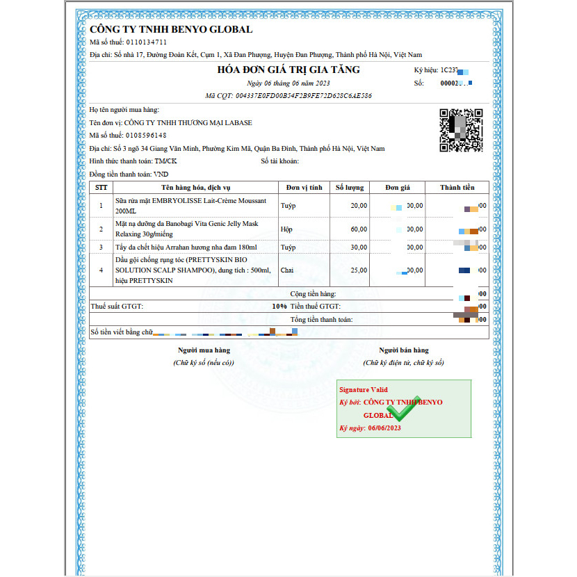 Sữa Rửa Mặt Embryolisse giúp làm sạch sâu, cấp ẩm cho da Cleanser Foaming Cream Milk Tuýp 200ml