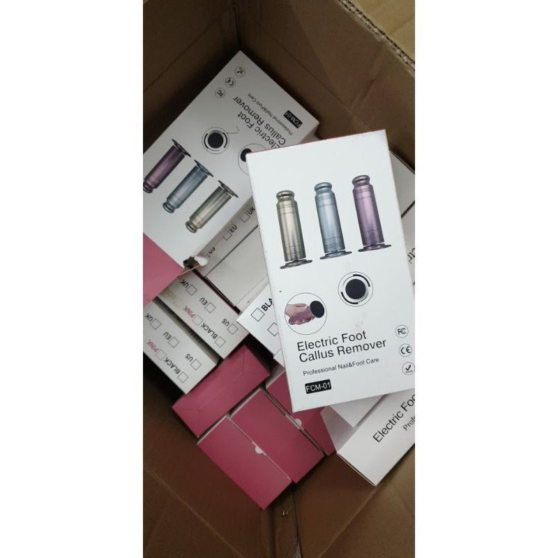 Máy Chà Gót Chân, Tẩy tế bào chết cho Tiệm Nail, Cá Nhân tại nhà - Tặng kèm 60 miếng chà