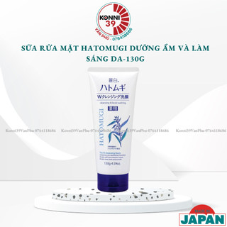 Sữa rửa mặt Hatomugi 130g cấp ẩm dưỡng trắng làm mềm da chiết xuất ý dĩ