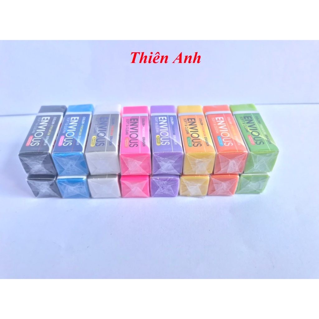 Gôm tẩy bút chì Envious nhiều màu sắc
