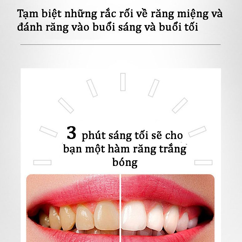Kem đánh răng trắng răng thơm miệng trị hôi miệng kem trăng răng / răng loại bỏ màu vàng