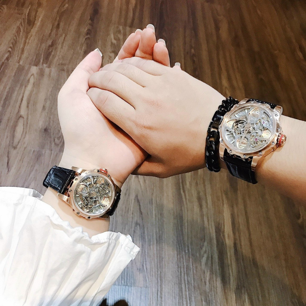 Đồng Hồ Cơ Nam Hanboro by Huboler Chính Hãng,FullBox