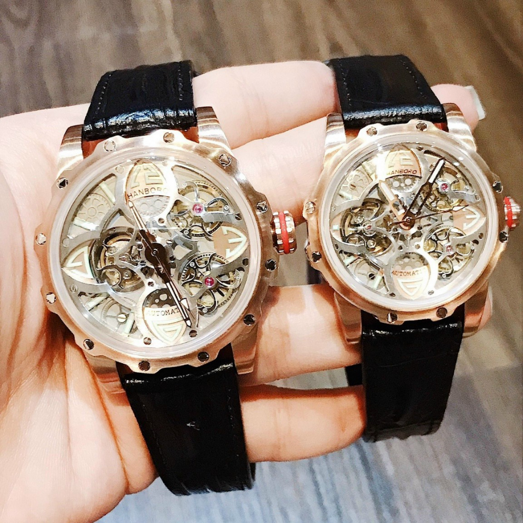 Đồng Hồ Cơ Nam Hanboro by Huboler Chính Hãng,FullBox