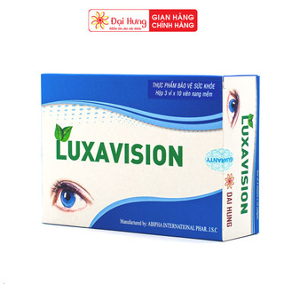 Viên uống bổ mắt Luxavison hộp 30 viên hỗ trợ tăng cường thị lực và hạn chế lão hóa mắt