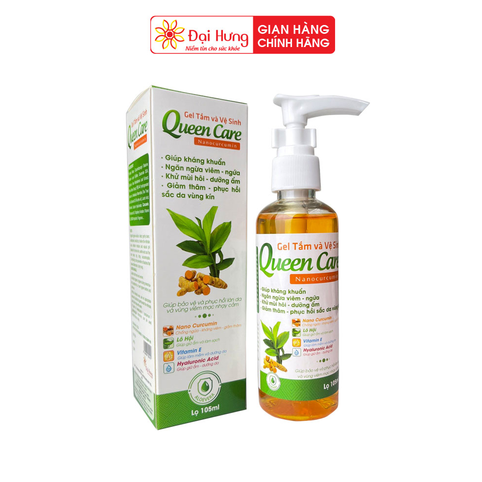 Gel Vệ Sinh Phụ Nữ Queen Care Ngăn Ngừa Nấm Ngứa, Khử Mùi Hôi Và Làm Hồng Cô Bé