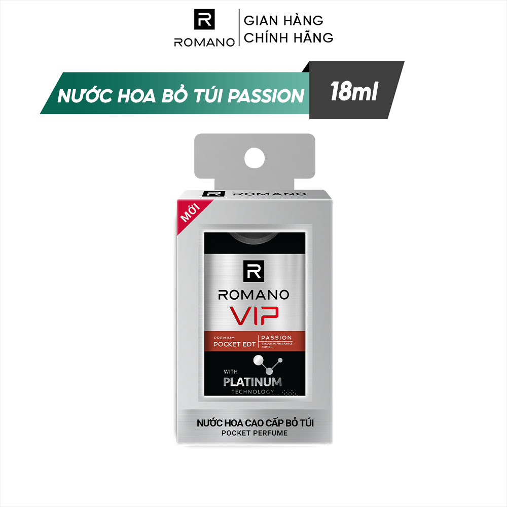 Nước Hoa Cao Cấp Bỏ Túi Romano VIP 18ml