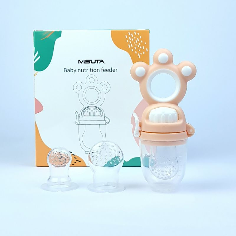 Túi Nhai Ăn Dặm Silicon Chống Hóc Cho Bé, Túi Nhai Hoa Quả Chống Hóc Cho Trẻ Nhỏ An Toàn Tiện Lợi