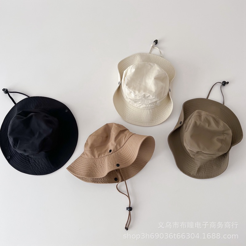 Mũ bucket cho bé, Mũ vải cao bồi cho bé trai bé gái, mũ vải kaki cho bé, mũ cao bồi cho bé