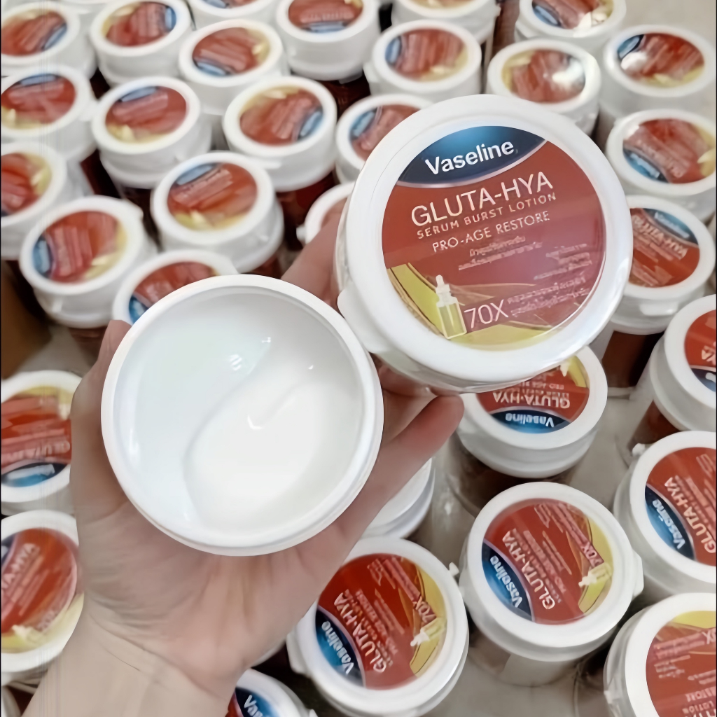 Kem kích trắng body vaseline glu 70x hũ 200g