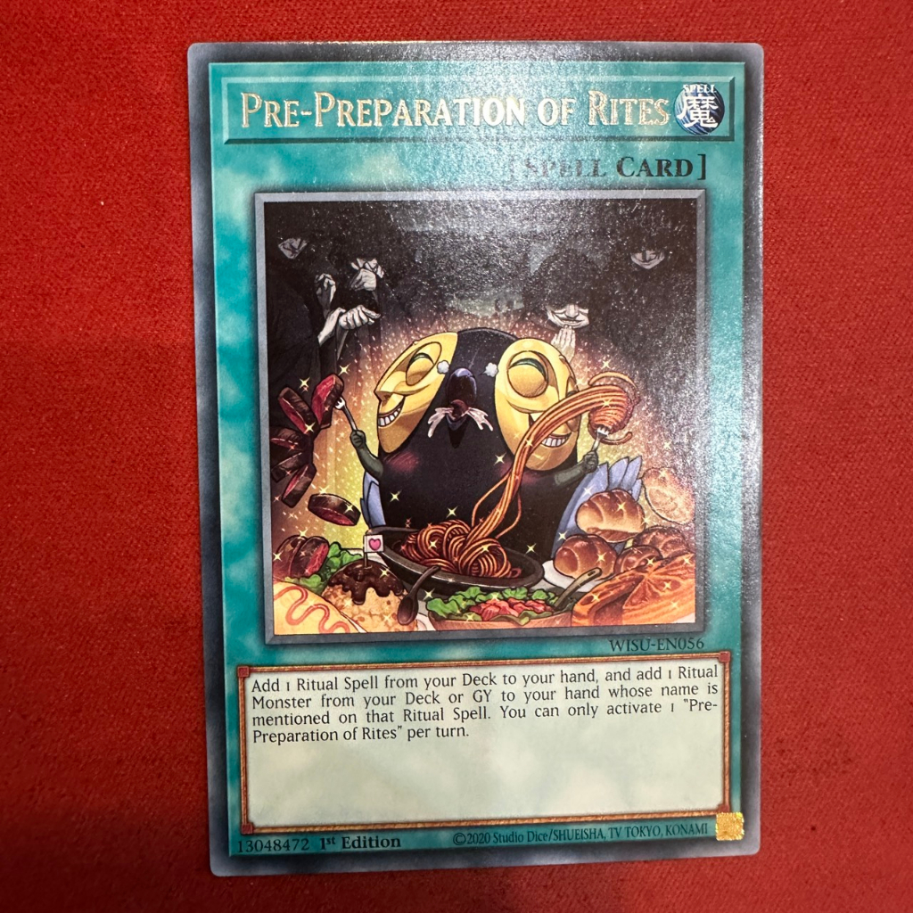 Pre-Preparation Of Rites