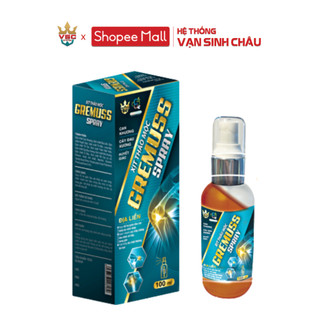 Xịt giảm đau khớp thảo dược Vạn Châu Gremuss Spray chai 100ml