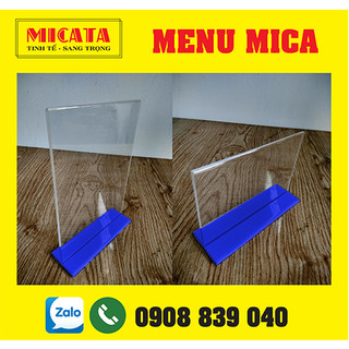 Menu mica a7 10x 7.5cm ok
