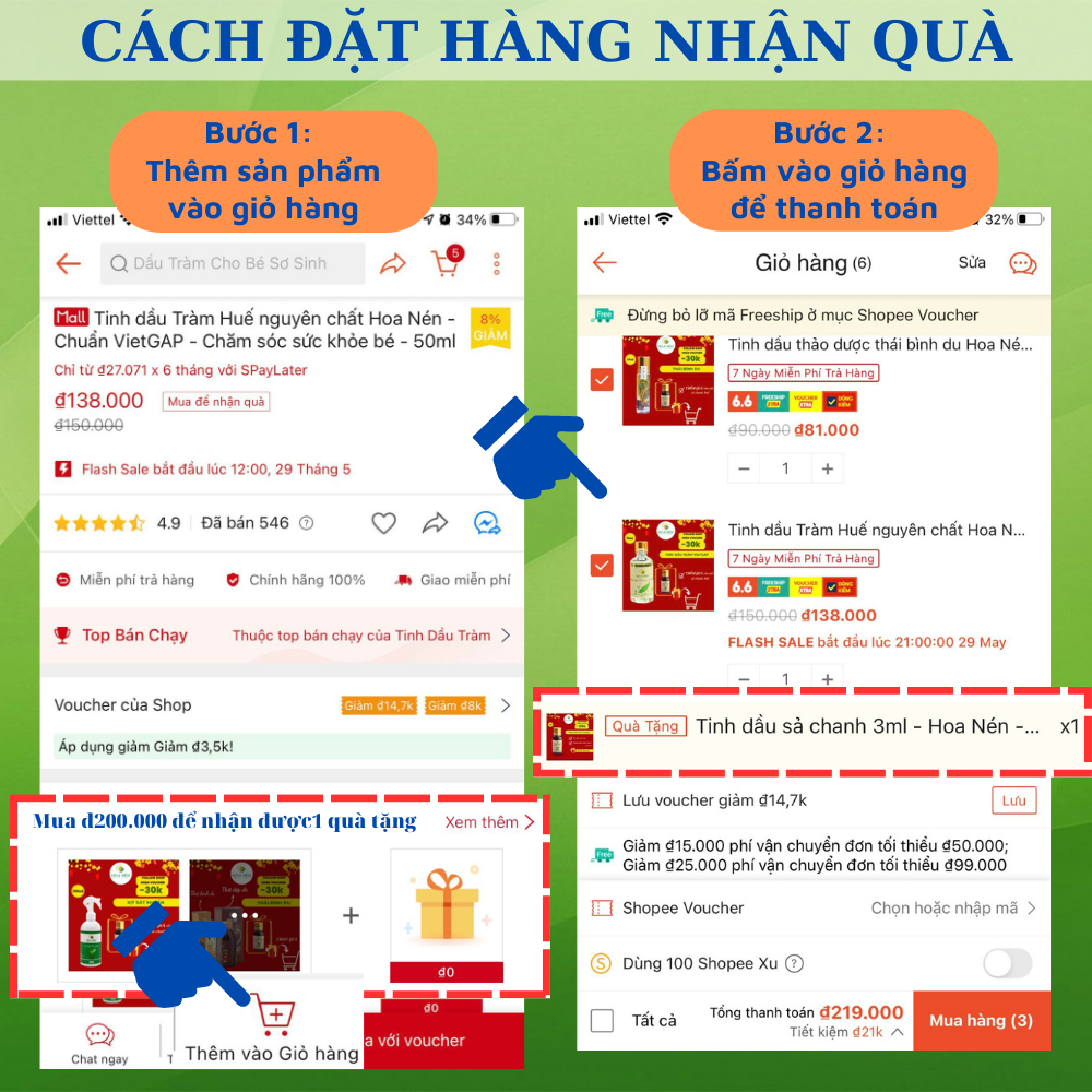 Tinh dầu Sả Chanh 10ml - Hoa Nén - Hương nồng ấm, khử mùi, ẩm mốc, đuổi muỗi, côn trùng