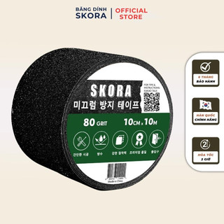 Băng keo chống trượt,băng dính chống trượt Skora kích thước 10cm x 10m siêu dính, siêu bền thương hiệu Hàn Quốc