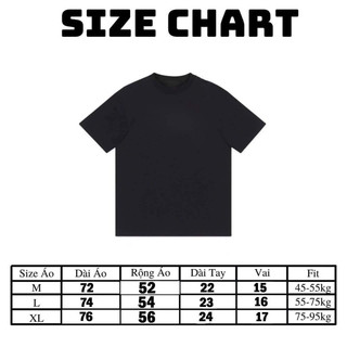 Áo thun unisex form rộng TB cotton 2 chiều