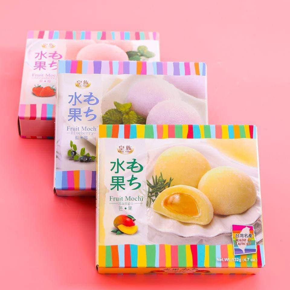 Bánh mochi Đài Loan Royal Family vị dâu tây 132g, bánh ăn vặt Đài Loan mềm dẻo dinh dưỡng An Gia Sweets & Snacks