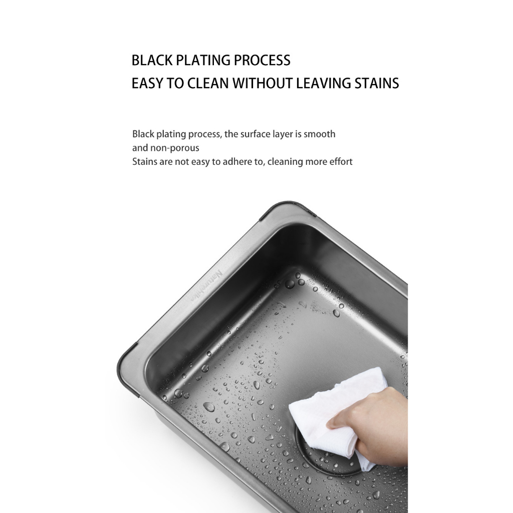 Chậu rửa bát inox dùng kết hợp bàn IGT NatureHike CNH22SN016