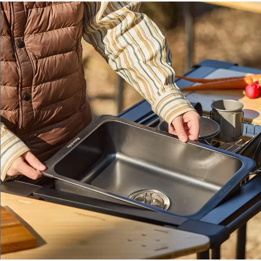 Chậu rửa bát inox dùng kết hợp bàn IGT NatureHike CNH22SN016