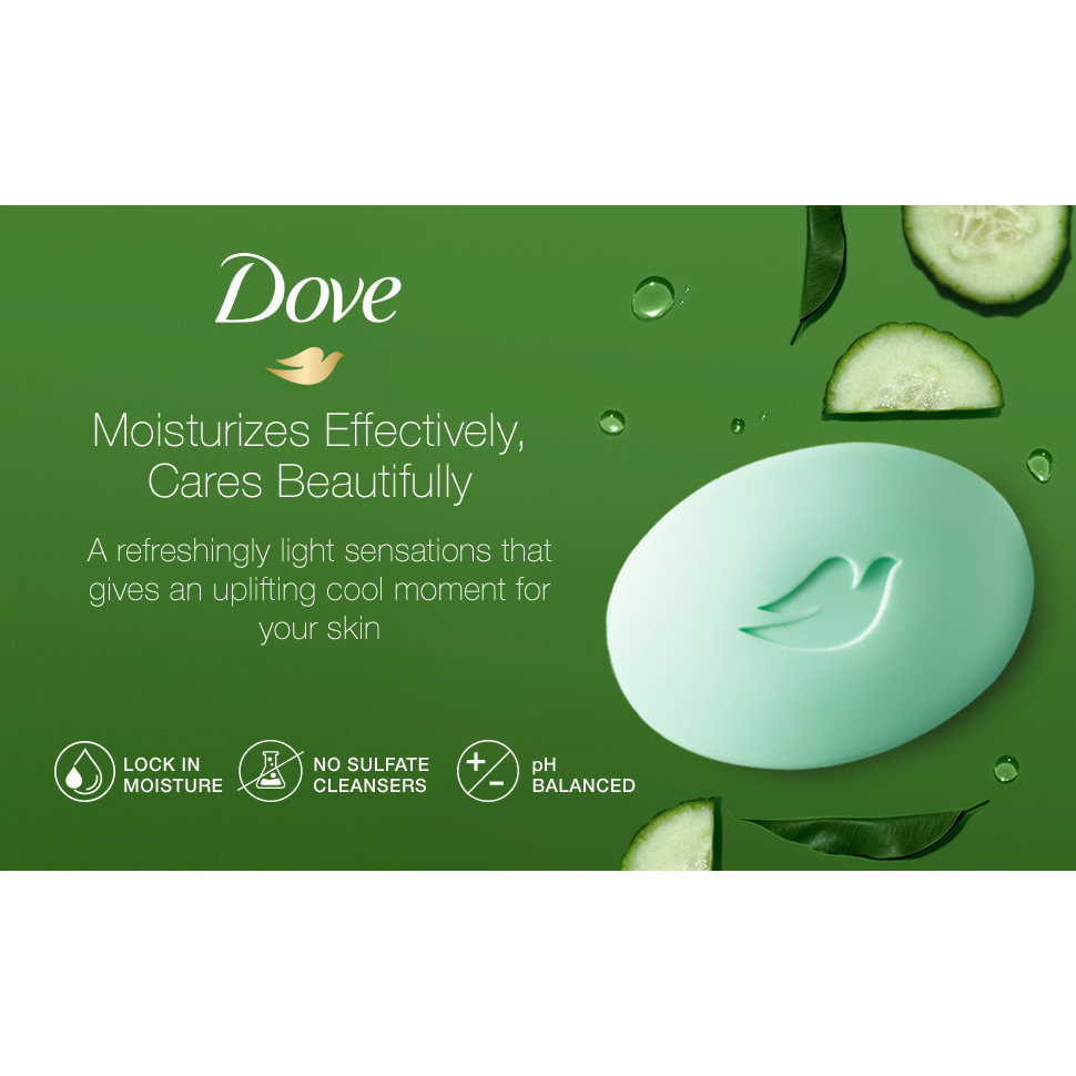 Xà bông cục dưỡng ẩm Dove Cool Moisture Gói 6 cục