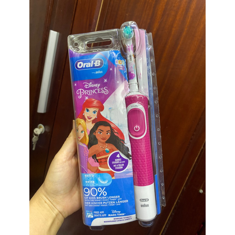Oral B Disney Princess Bàn chải đánh răng điện cho bé gái từ 3 tuổi, Úc