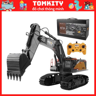Máy Xúc Điều Khiển Từ Xa Đồ Chơi Cho Bé Có Gầu Sắt, Bánh Xích, Đồ Chơi Điều Khiển Từ Xa Cho Trẻ Em - Đồ Chơi Trẻ Em