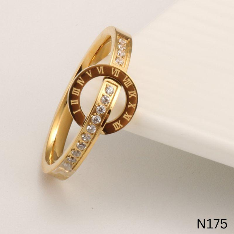Nhẫn Titan không đen không gỉ N175
