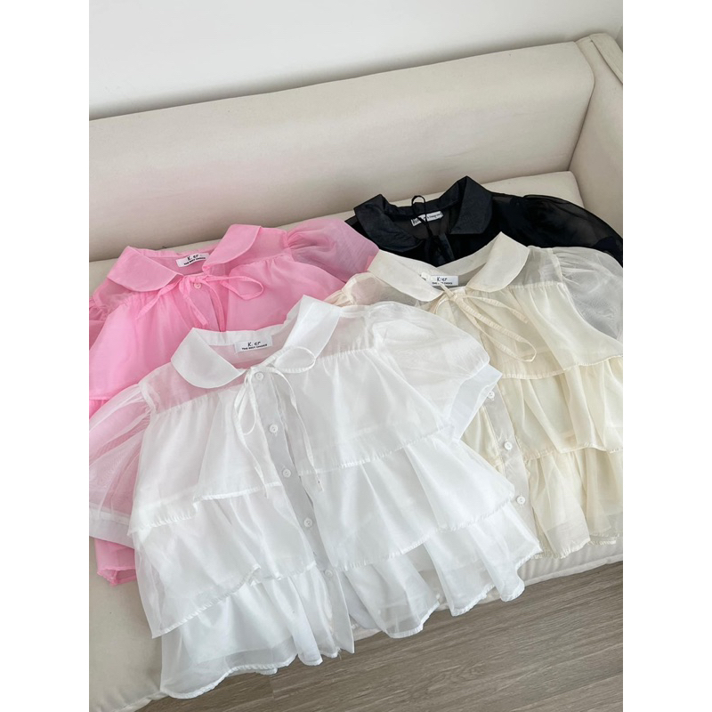 Áo tay ngắn babydoll