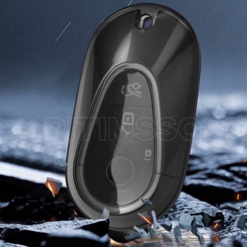 Ốp Khoá Mercedes Benz Ốp Chìa Khoá Mercedes Mẫu Mới 2023 w206 tpu cao cấp màu đen