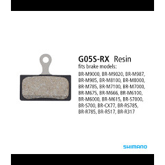 Bố thắng, má thắng đĩa mtb shimano shimano disc brake pad resin g05s-rx 1 pair