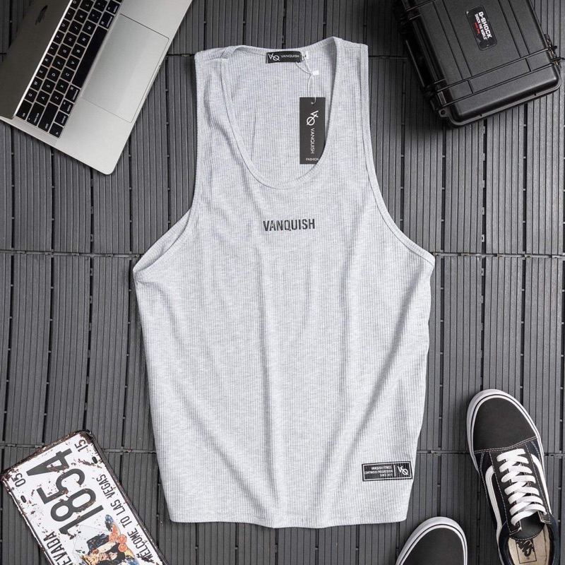 Áo Ba Lỗ Tập Gym Thun Gân Cao Cấp Vanquish