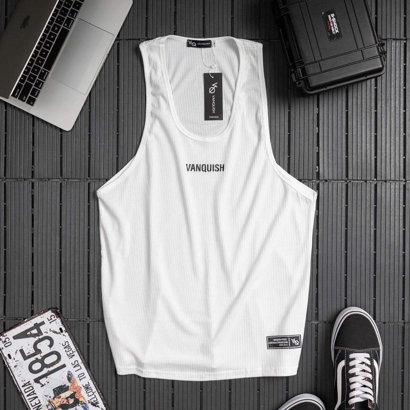 Áo Ba Lỗ Tập Gym Thun Gân Cao Cấp Vanquish