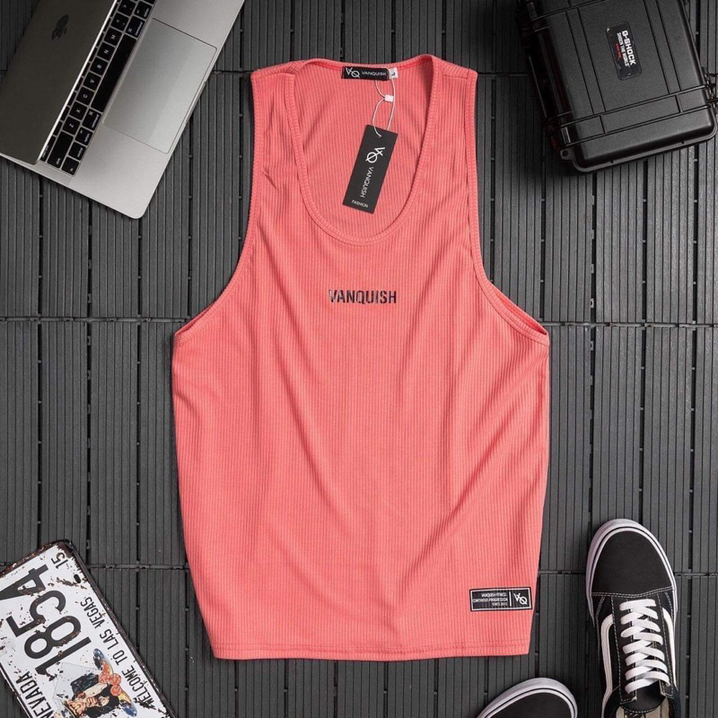 Áo Ba Lỗ Tập Gym Thun Gân Cao Cấp Vanquish