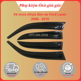 Vè che mưa xe Ford Laser, mazda 323 nhựa đen thái cao cấp, dày dặn, sáng bóng