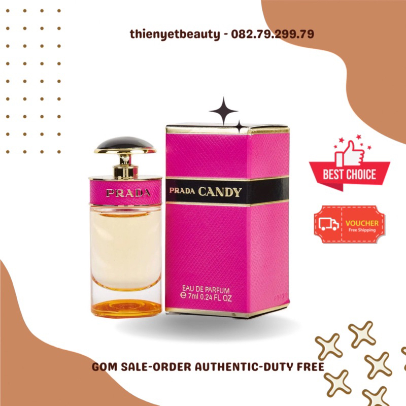Minisize - Nước hoa Eau De Perfume Prada Candy EDP