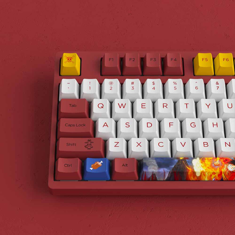 Bàn phím cơ AKKO 3108 RF One Piece – Luffy - Hàng chính hãng