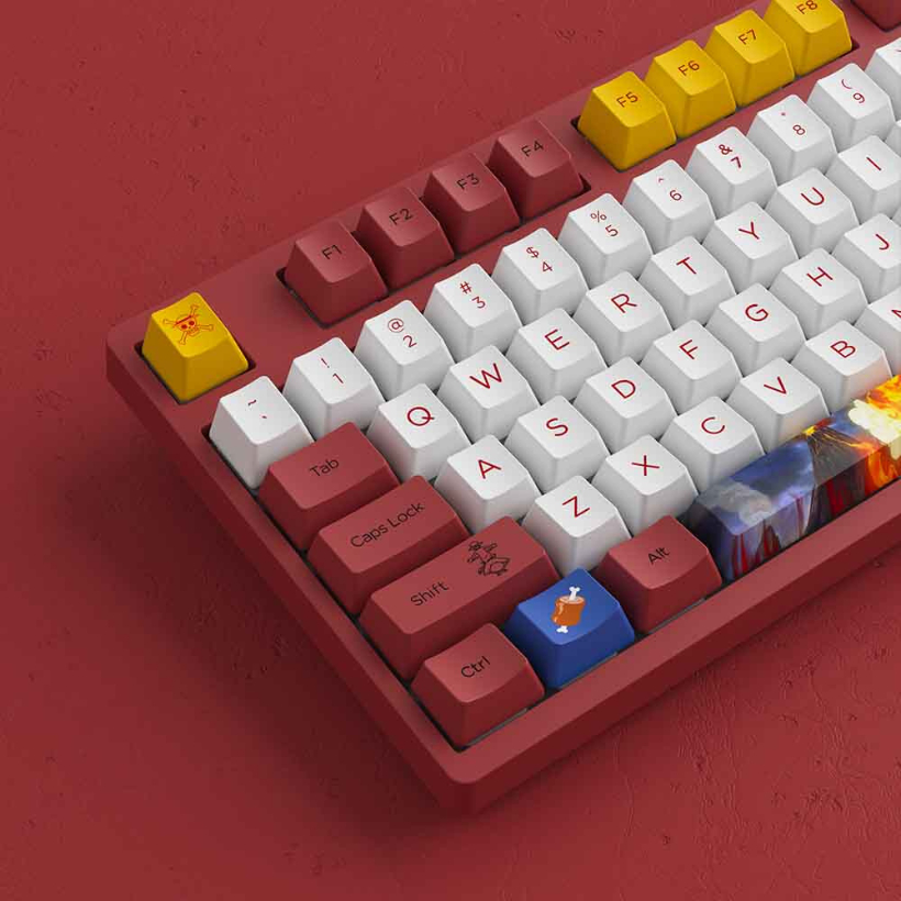 Bàn phím cơ AKKO 3108 RF One Piece – Luffy - Hàng chính hãng