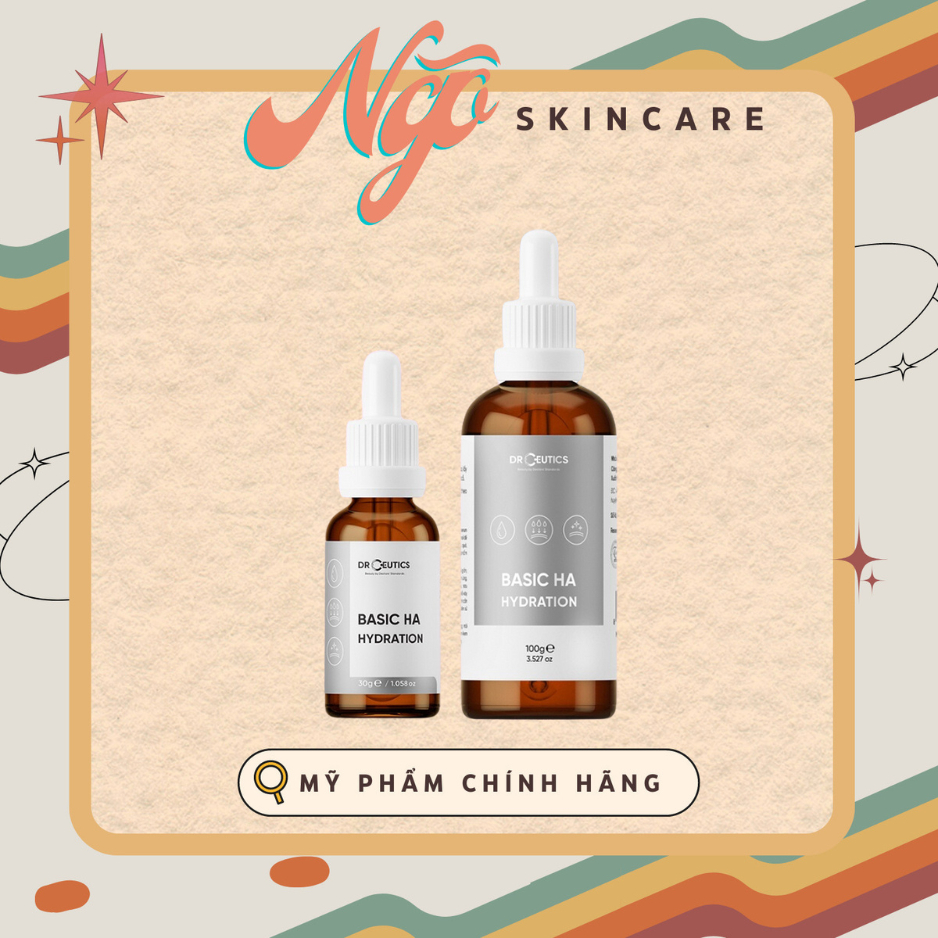 Drceutics Tinh Chất Basic HA Hydration - Cấp Ẩm Cho Da Dầu Mụn
