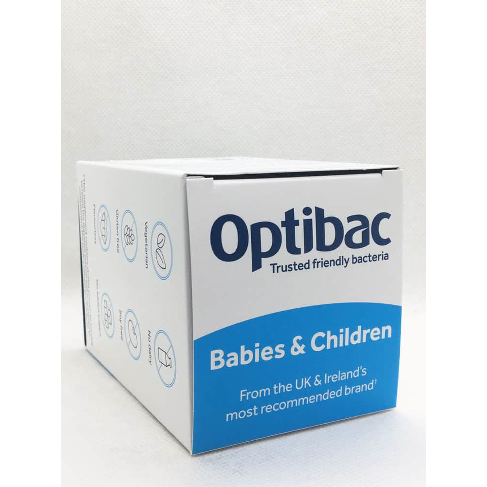 Viên uống men vi sinh Optibac Babies & Children hỗ trợ tiêu hóa, tăng cường miễn dịch hộp 30 gói