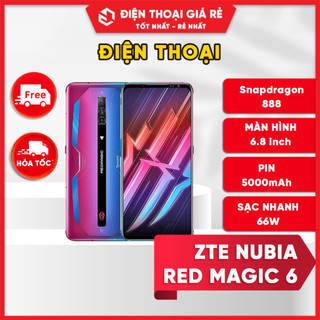 Điện Thoại ZTE Nubia Red Magic 6 - RAM 8-128GB [Giá rẻ Sài Gòn, BH 3 tháng1 đổi 1 - Tặng dán màn]